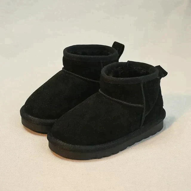 Suede Luxe Enkellaarsjes met Warme Voering - Comfortabele Damesboots voor Winterdagen