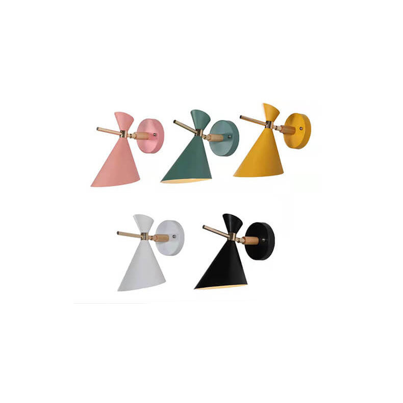 ScandiShine - Minimalistische Scandinavische Wandlamp met Hoornkap