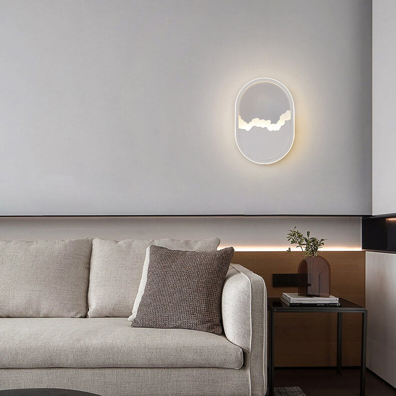 GlowCurve - Ovale LED Wandlamp met Elegant Golvend Design | Moderne Verlichting