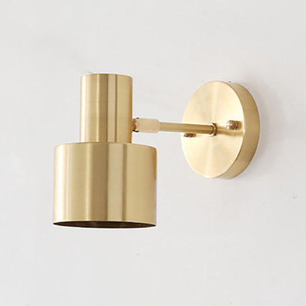 LuxiGold - Minimalistische gouden metalen wandlamp | Scandinavische kolomverlichting voor een modern interieur