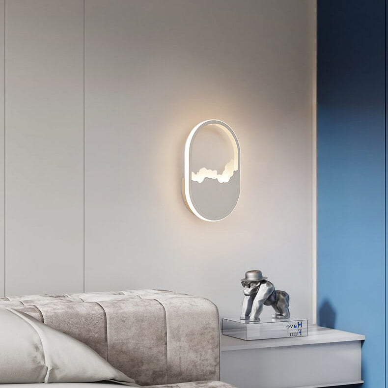GlowCurve - Ovale LED Wandlamp met Elegant Golvend Design | Moderne Verlichting