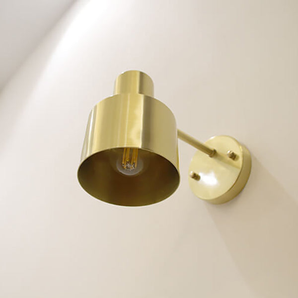 LuxiGold - Minimalistische gouden metalen wandlamp | Scandinavische kolomverlichting voor een modern interieur
