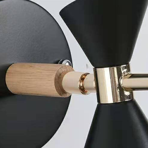 ScandiShine - Minimalistische Scandinavische Wandlamp met Hoornkap