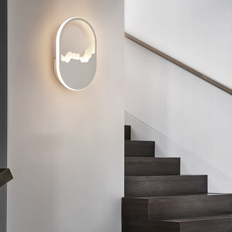 GlowCurve - Ovale LED Wandlamp met Elegant Golvend Design | Moderne Verlichting
