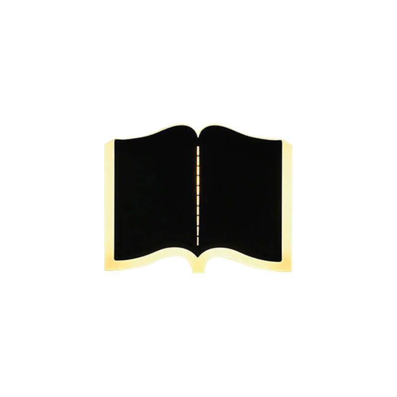 LumiBook - Boekvormige LED-wandlamp van ijzer | Moderne en functionele verlichting voor elk interieur