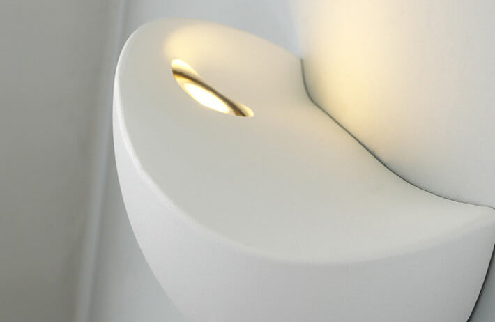 HaloLite - Minimalistische Halfronde Aluminium LED Wandlamp | Creatieve Verlichting