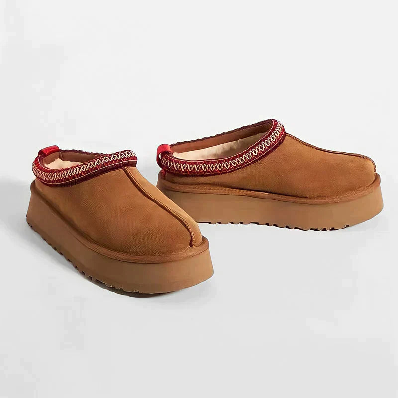 PlushStep - Zachte Pluchen Instap Winterschoenen voor Dames