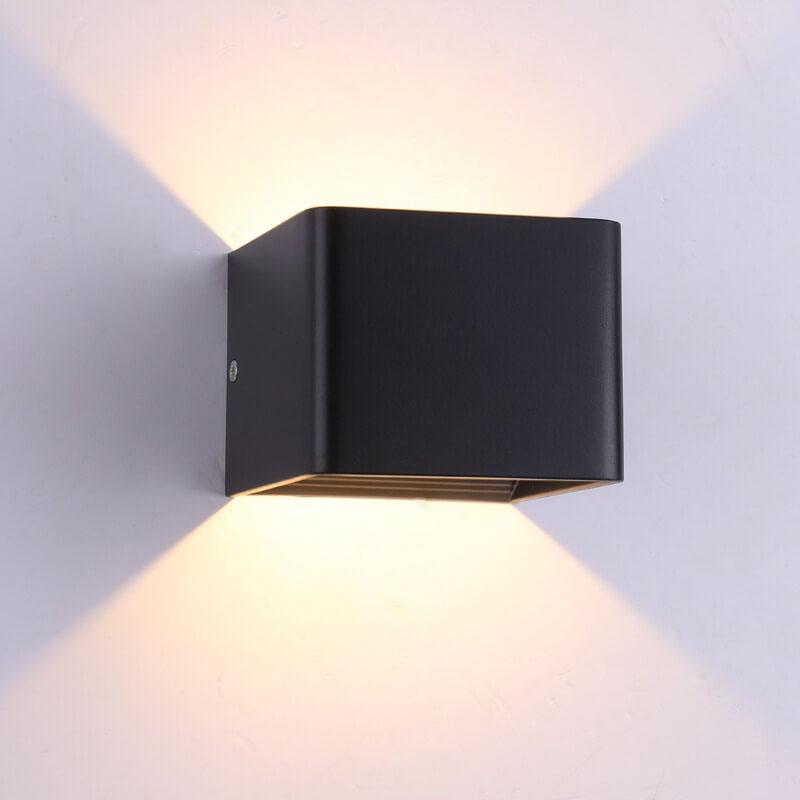 LuxeGlans - Moderne Vierkante LED-Wandlampen van Aluminium