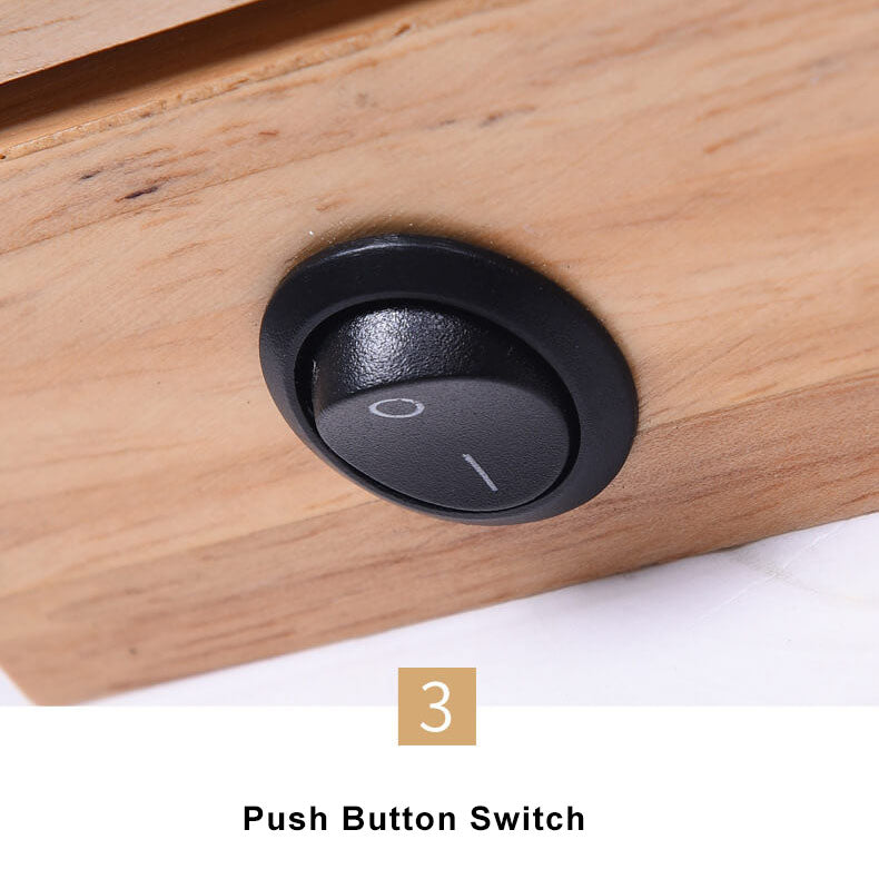 FlexWood - Stijlvolle LED-wandlamp van hout met draaibaar ontwerp en één lichtpunt