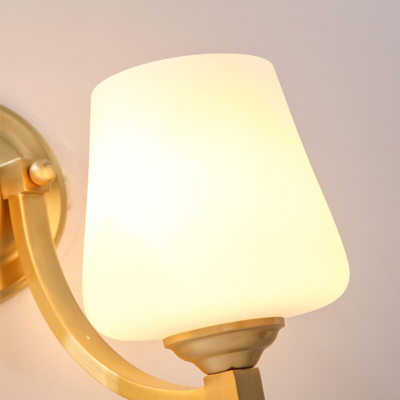 GlassGlow - Moderne glazen wandlamp met cilindrische kap | Elegante en stijlvolle verlichting
