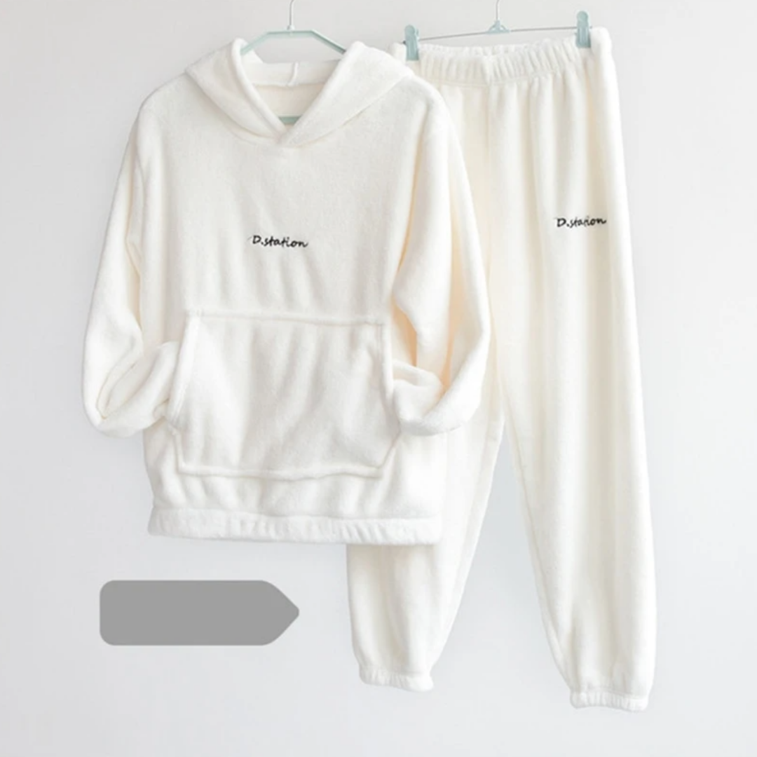 VeluFit - Zacht Flanel Trainingspak Set voor Dames