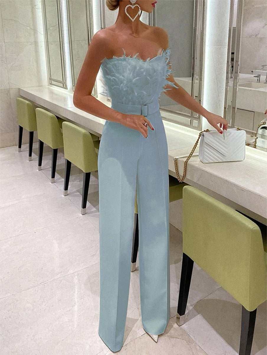 Annelie - Elegante Jumpsuit met Strapless Top | Verfijnd en Trendy
