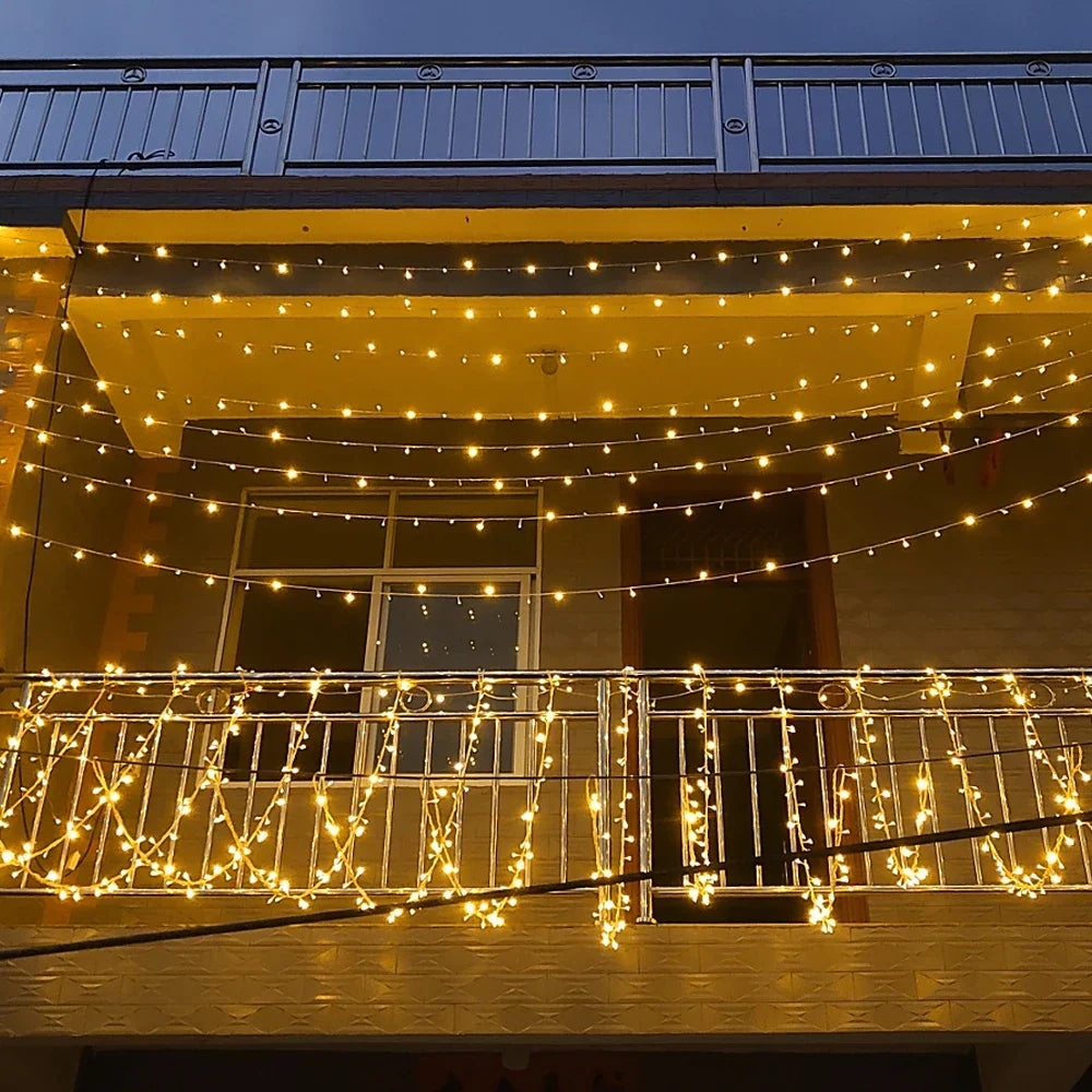 StarGlowCurtain - Buiten Lichtslinger voor Sfeervolle Verlichting