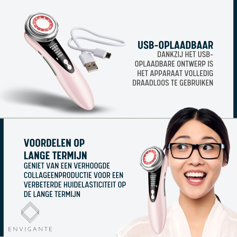 SkinRevive Pro | 5-in-1 Huidverjongingsapparaat voor Stralende Huid