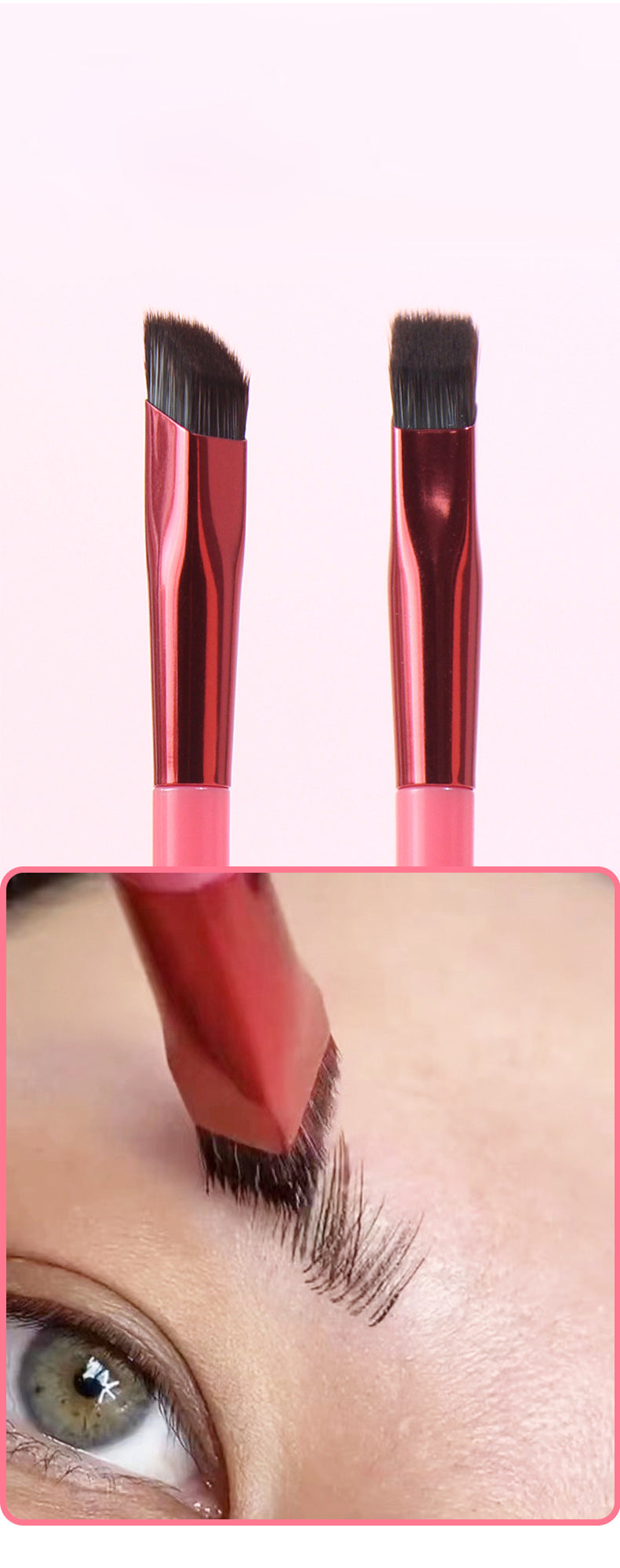 BrowMaster | Trending 3D Wenkbrauwpenseel (2 stuks)