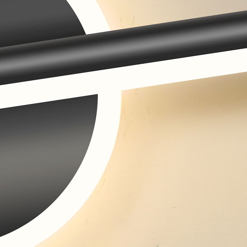 LeonaLux - Moderne LED Wandlamp Rond/Vierkant Zwart/Goud Metaal/Silicone voor Woonkamer, Slaapkamer & Badkamer