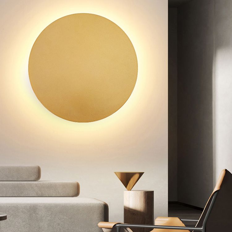 LichtCirkel - Stijlvolle Ronde Metalen Wandlamp voor Slaapkamer en Woonkamer | Modern Design