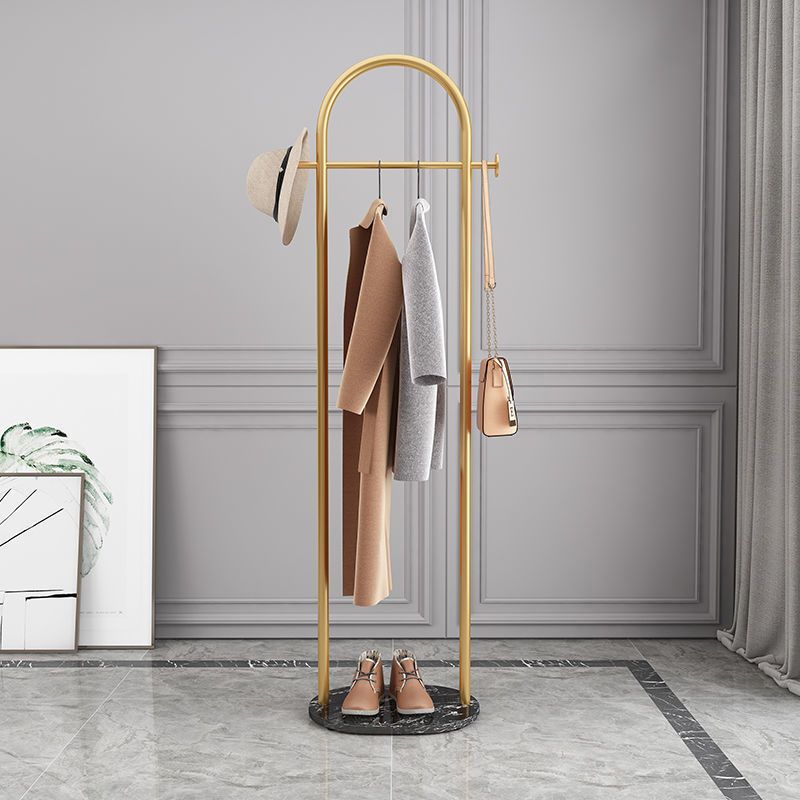 Elegant Staande Kapstok met Marmeren Basis | Moderne Metalen Ontwerp