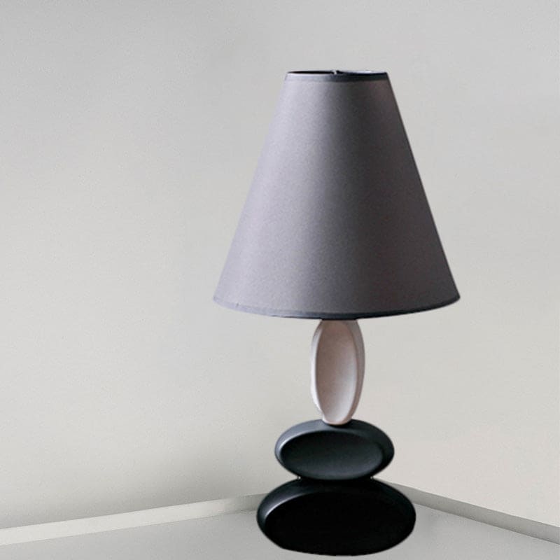 GlimmerDesign - Moderne Tafellamp met Conische Stoffen Kap voor Sfeervolle Verlichting