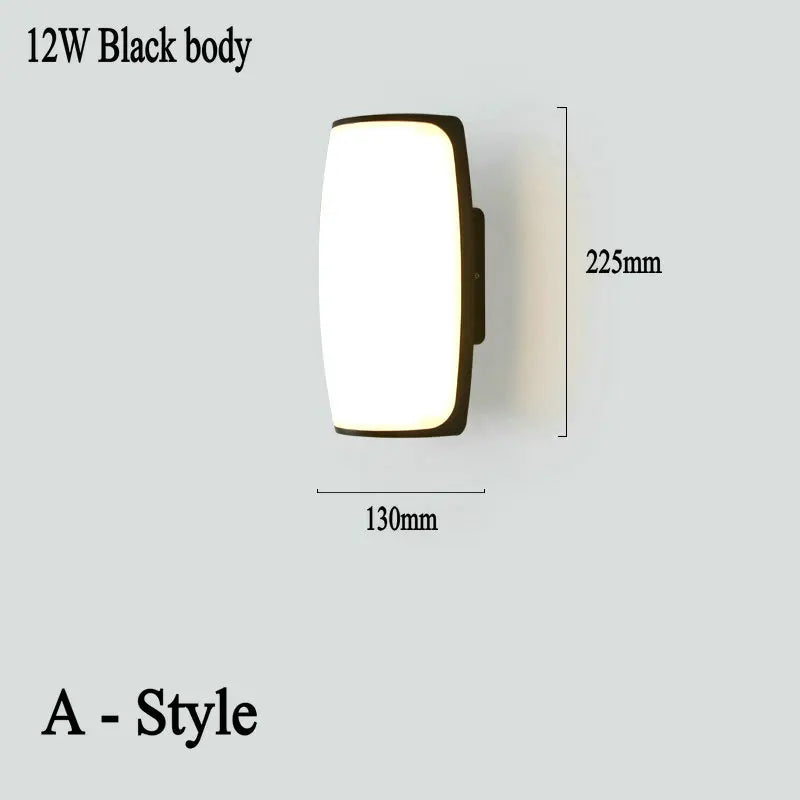 AquaNova - Waterdichte Wandlamp | Energiezuinige Buitenverlichting