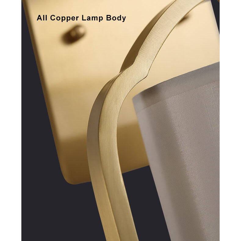 SfeerLicht - Moderne stoffen wandlamp met één lichtpunt in Chinese stijl