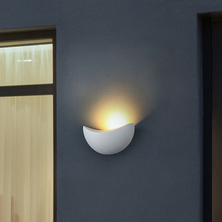 HaloLite - Minimalistische Halfronde Aluminium LED Wandlamp | Creatieve Verlichting