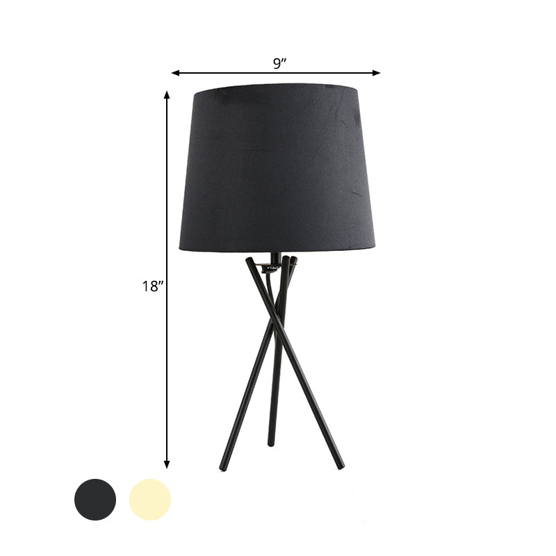 GlowLite - Minimalistische Tafellamp met Drumdoek voor Nachtverlichting