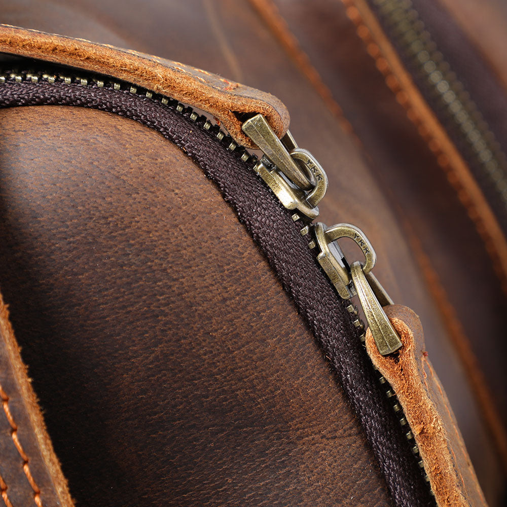 Leren Laptop Rugzak | TerraCraft – Duurzaam en Stijlvol voor Werk en Reizen