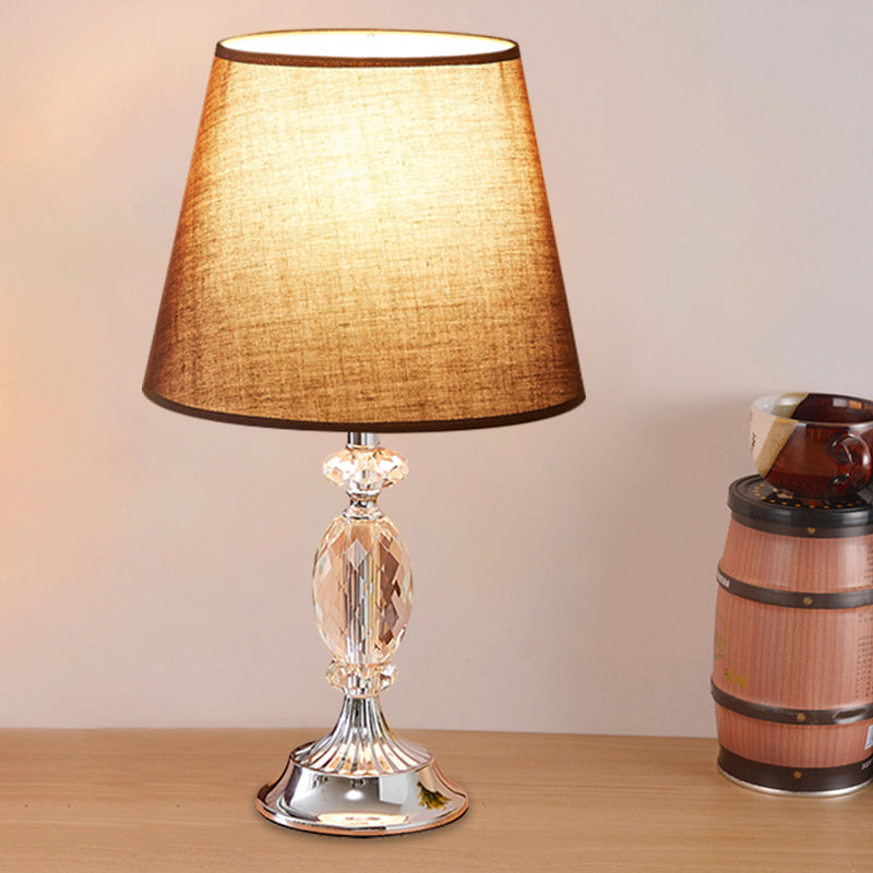 LumiShape - Design Tafellamp met Taps Toelopende Vorm en Facetgeslepen Glazen Blokken