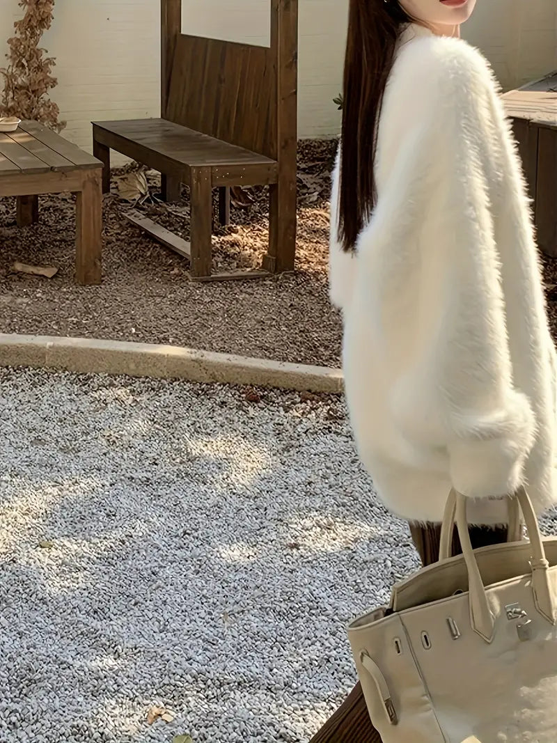 Elora - Zachte Gebreide Vest met Knopsluiting voor Dames - Comfortabele en Stijlvolle Cardigan