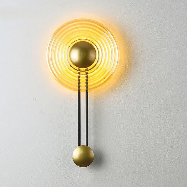 CircaGlow - Moderne LED wandlamp met cirkelvormig ontwerp en arm