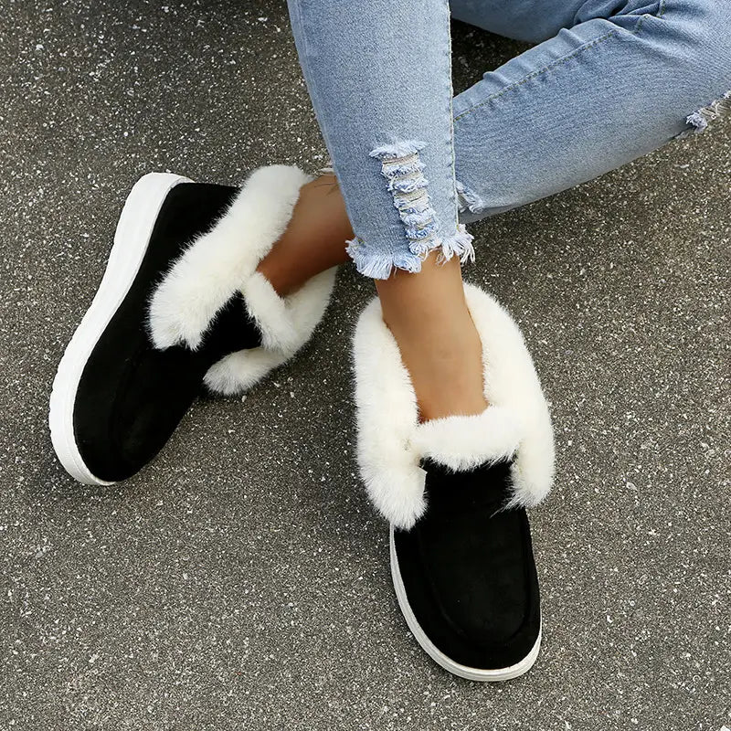 Luxe Warme Sarah Pantoffels voor Dames | Fluffy Huispantoffels met Antislipzool