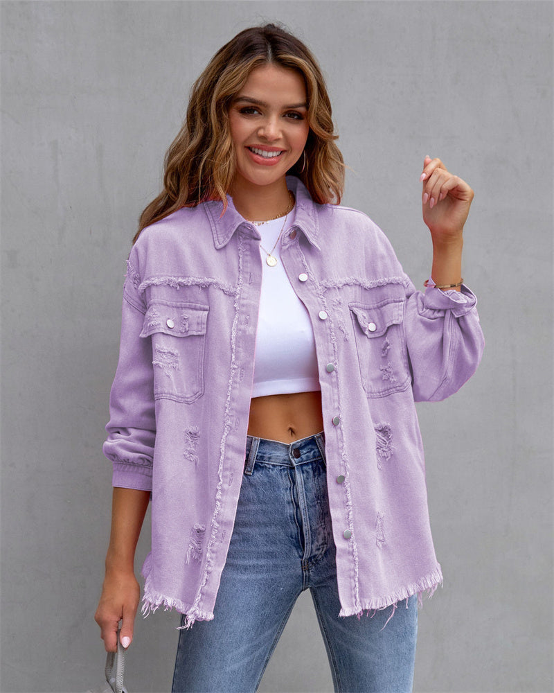 CityEdge - Stijlvol Denim Jasje voor Dame