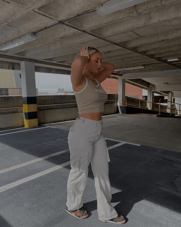 Isabelle's Verstelbare Cargo Broek | Comfortabele en Stijlvolle Damesbroek