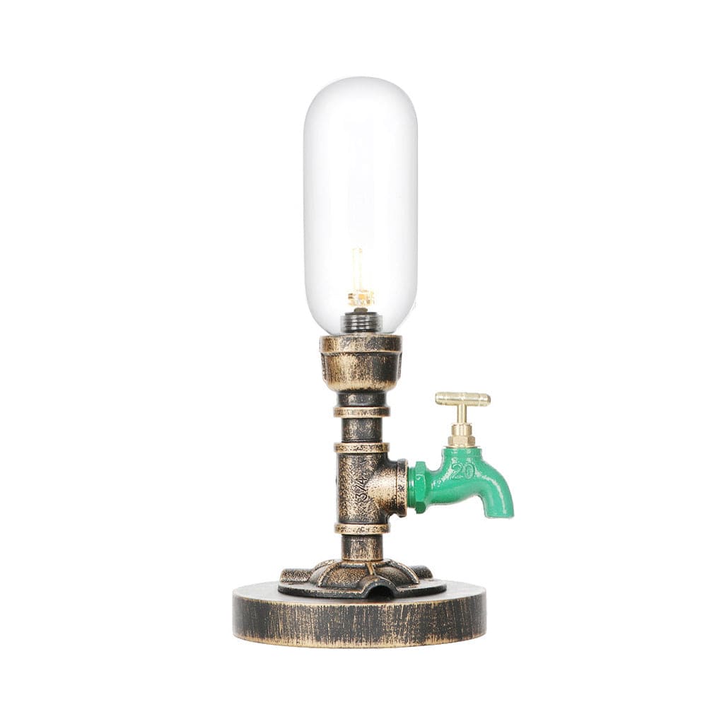 TechLicht - Moderne Tafellamp met Industrieel Design en Metalen Pijp voor Unieke Verlichting