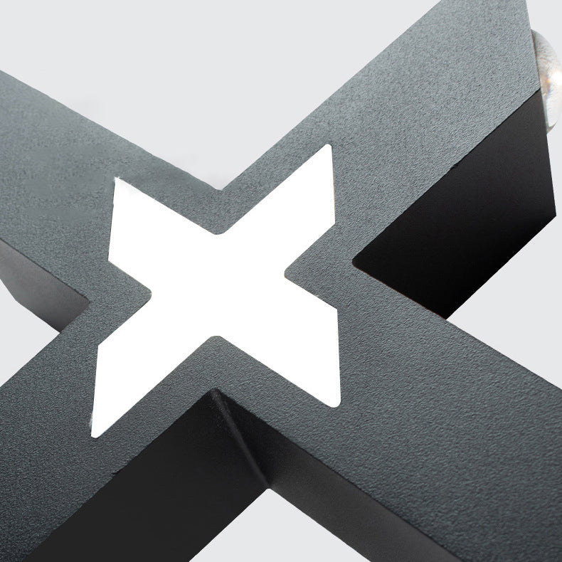 XShapeLux - Waterdichte X-vormige LED Wandlamp met 4 Lichten voor Buiten