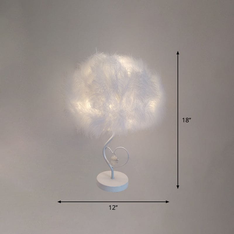 CloudLicht - Scandinavische Romantische Feather Cloud Tafellamp | Sfeervolle Verlichting voor Elk Interieur