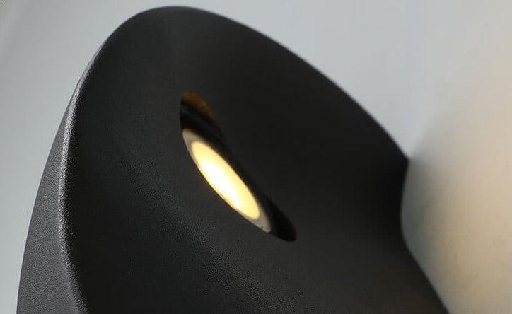 HaloLite - Minimalistische Halfronde Aluminium LED Wandlamp | Creatieve Verlichting