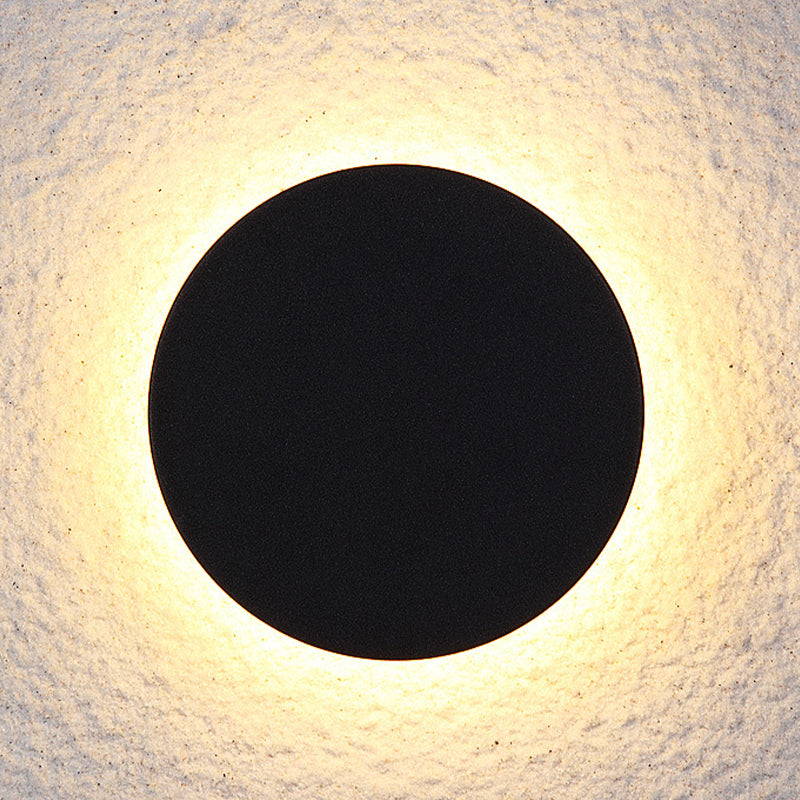 LumiOrr - Minimalistische LED Wandlamp Zwart Metaal voor Tuin en Hal