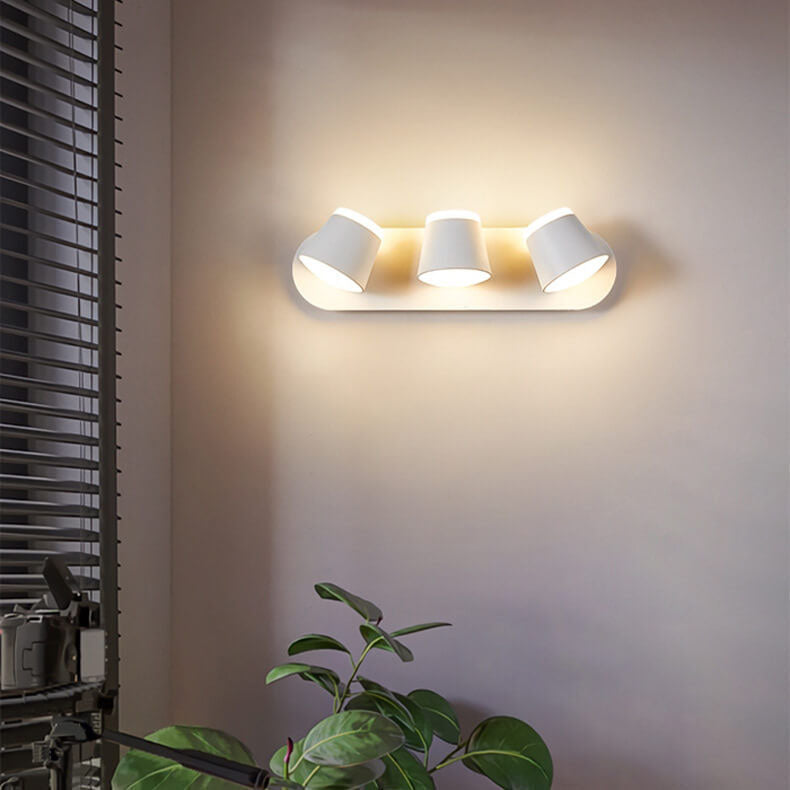 NordLight - Draaibare LED-Wandlamp met Cilinderscherm | Verkrijgbaar met 1, 2 of 3 Vlammen
