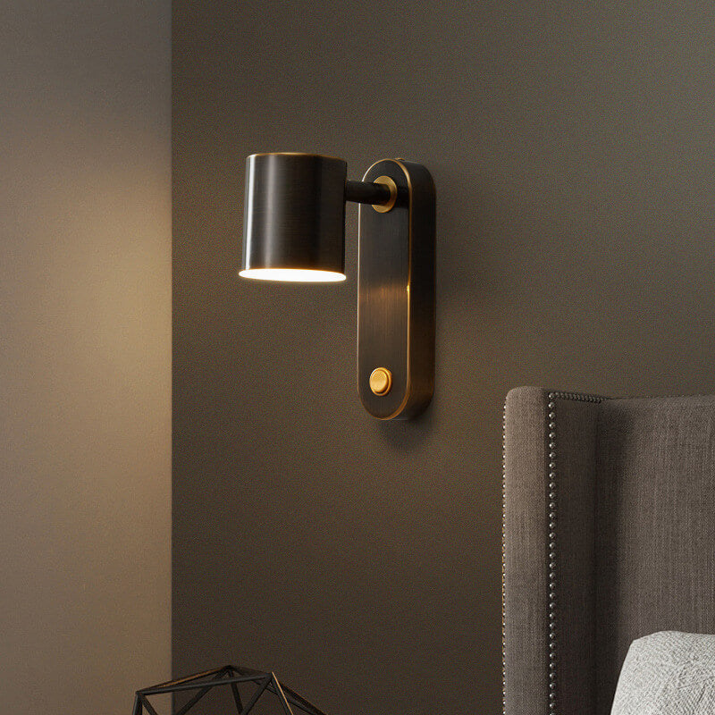 CopperLux - Moderne wandlamp met cilindervormig koperdesign | Stijlvolle verlichting voor elk interieur