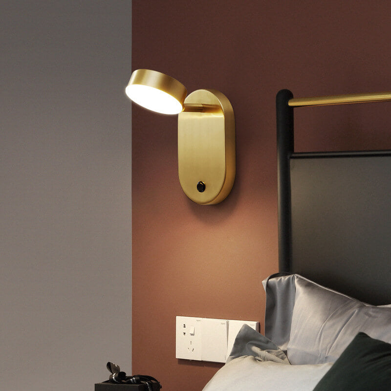 CopperLux - Moderne wandlamp met cilindervormig koperdesign | Stijlvolle verlichting voor elk interieur