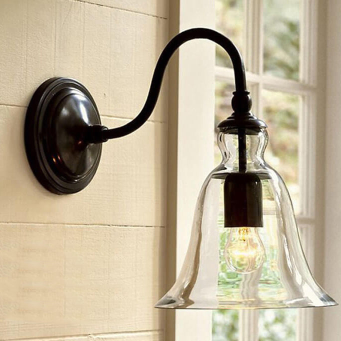 RetroLicht - Industriële Wandlamp met Helder Glazen Kap | Vintage Stijl en Tijdloos Design