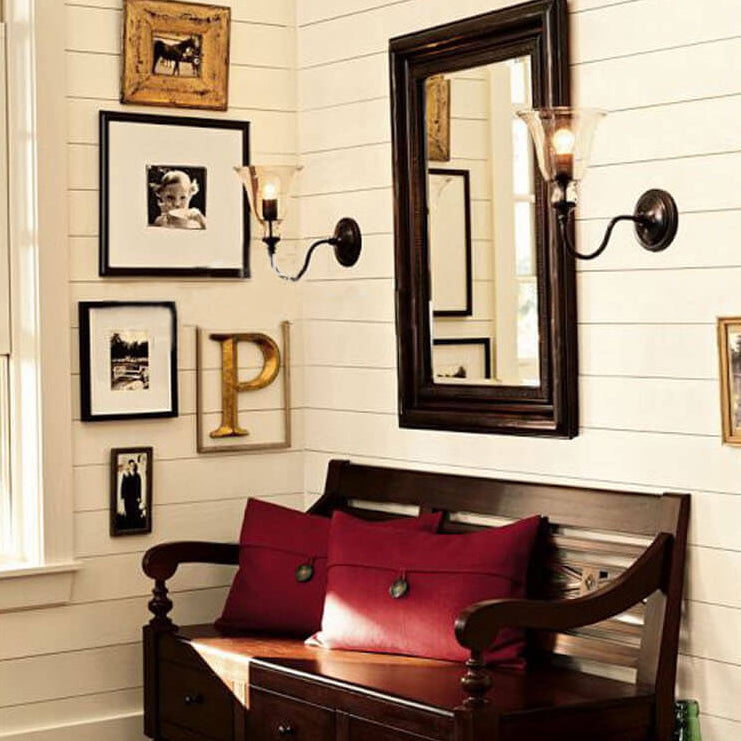 RetroLicht - Industriële Wandlamp met Helder Glazen Kap | Vintage Stijl en Tijdloos Design