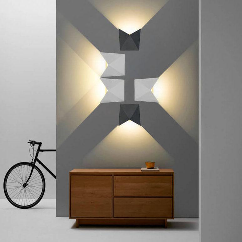 OrigamiLight - Minimalistische LED Wandlamp met Uniek Origami Design | Moderne Verlichting