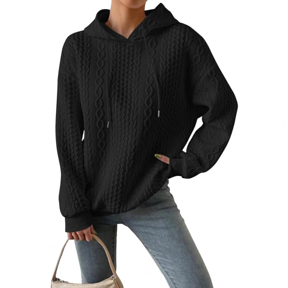 Maanlicht - Comfortabele Oversized Geweven Hoodie met Capuchon