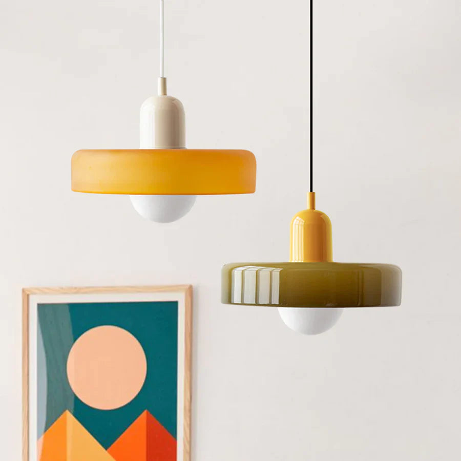 ModernGlass Plafondlamp - Scandinavische Hanglamp met Glasafwerking