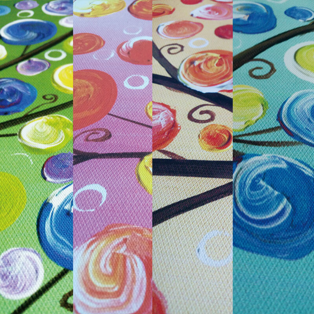 Natuuroase Wanddecoratie | Vier Seizoenen Kunstwerk voor Thuis