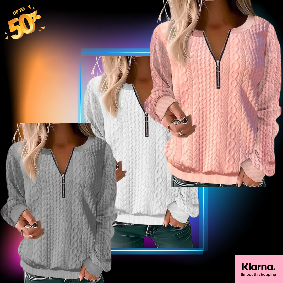 AnikaStyle - Verfijnde Dames Trui voor Elke Dag - Comfort en Elegantie