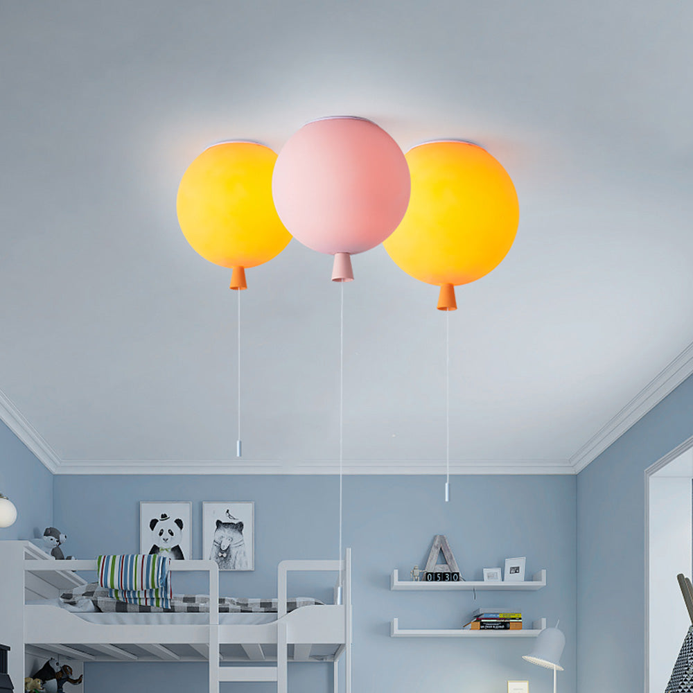 Stijlvolle Ballonvormige LED Plafondlamp - Moderne Design Verlichting voor Sfeervol Interieur